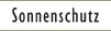 Sonnenschutz